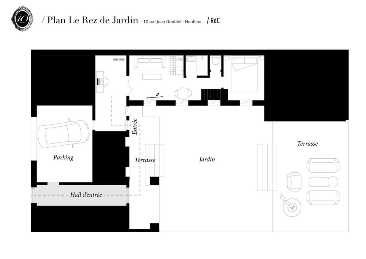 Le 10Honfleur Apartment Ngoại thất bức ảnh